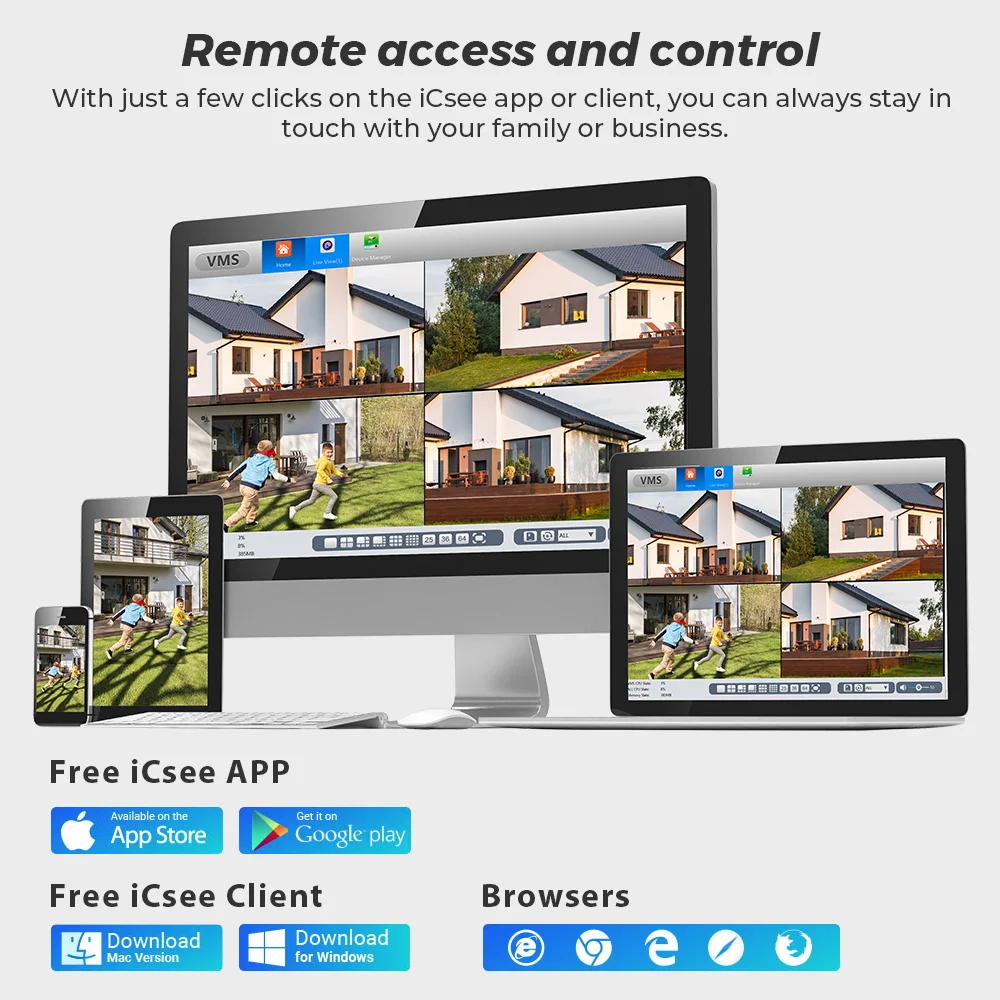 4-мегапиксельная WiFi-камера для панорамного наблюдения в помещении с функцией слежения за младенцами, 1080P, датчик сле (3)