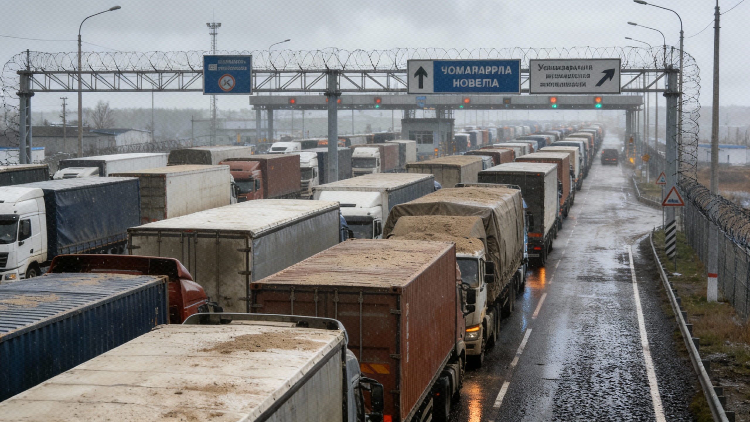 Граничный переход Казахстан-Россия продолжает испытывать заторы, торговые пути Китай-Россия на западном направлении практически заблокированы
