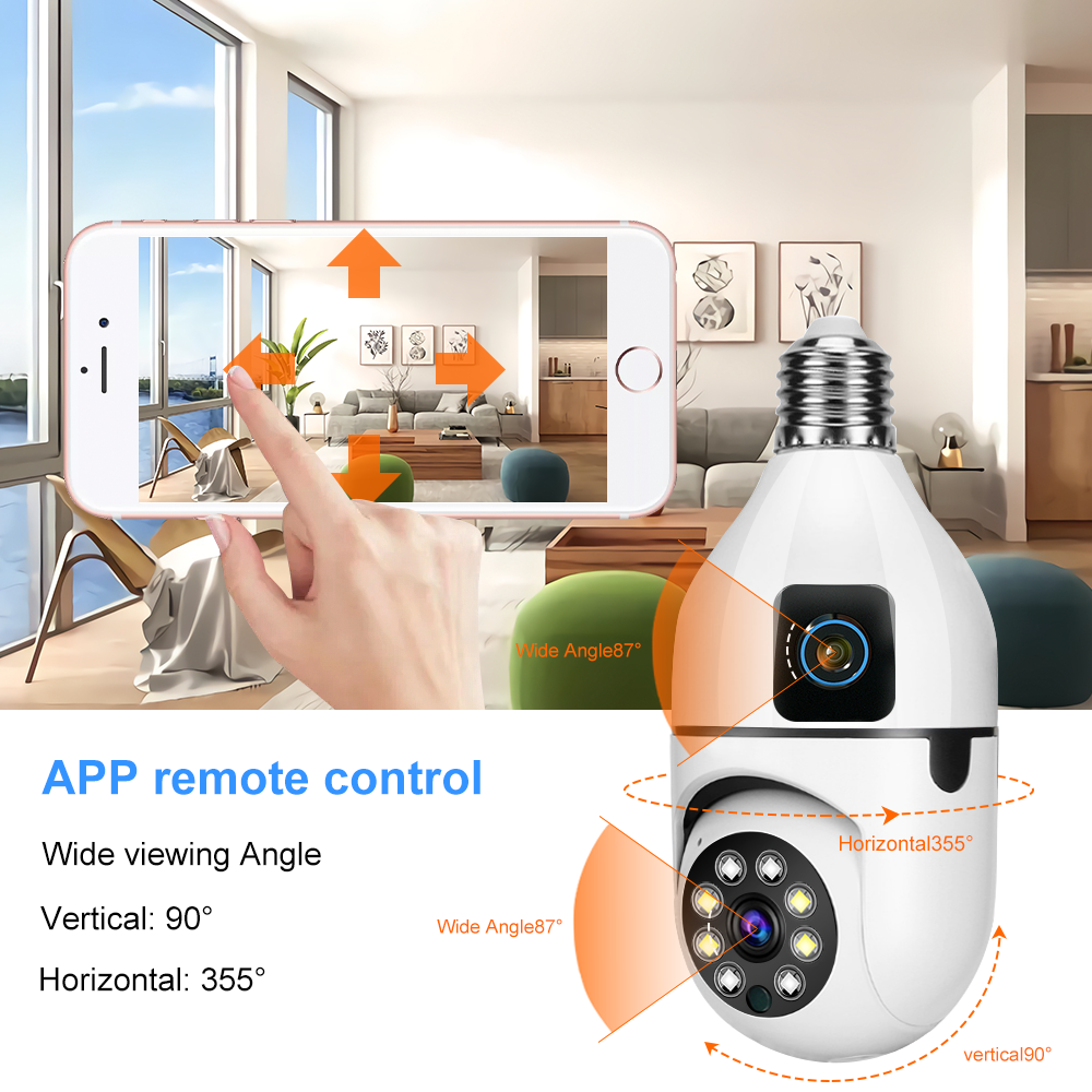 CCTV 4MP с автоматическим слежением, WiFi, двумя объективами (2)