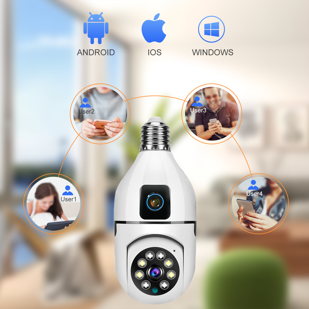 CCTV 4MP с автоматическим слежением, WiFi, двумя объективами (3)