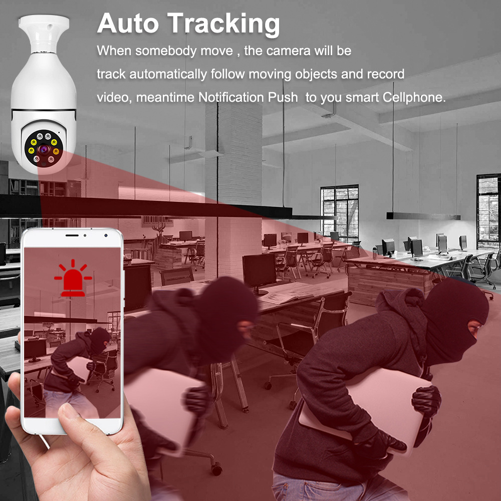 ICSEE 400-мегапиксельная 3-мегапиксельная E27- (4)