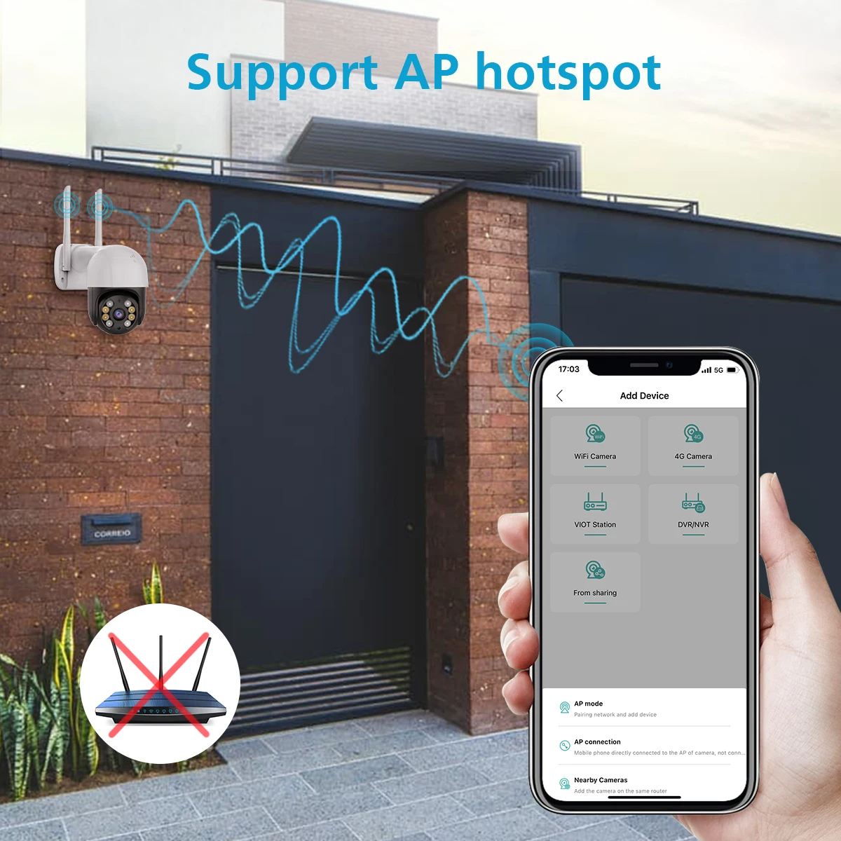 ICSEE Full HD 1080p 3MP 5MP охранная камера Беспроводная камера IP для улицы WiFi 2MP с автоматическим слежением CC (6)