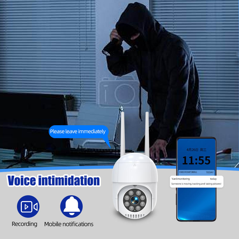 ICSEE WiFi 2MP с автоматическим слежением CCTV PTZ сетевая камера Full HD 1080p 3MP 5MP охранная камера Беспроводная к (4)