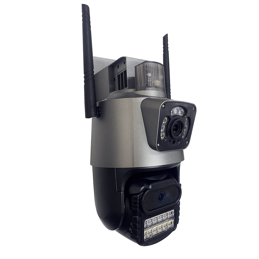 ICsee 6-мегапиксельная 9-мегапиксельная беспроводная PTZ-камера видеонаблюдения с двумя объективами WiFi-мониторинг и отслеживание 6-мегапиксельная 4K-камера с двумя объективами IP