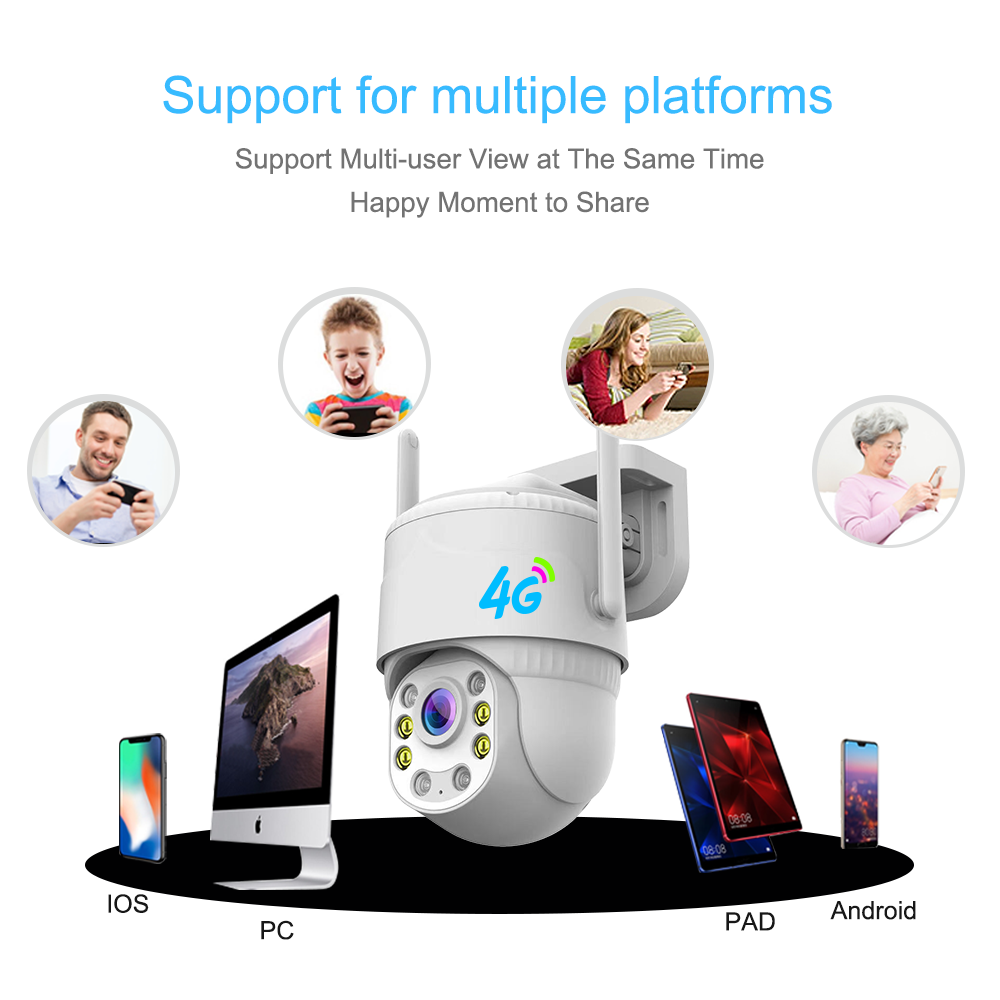 Icsee 4MP 8MP сетевая веб-камера IP 5 Мп беспроводная камера безопасности для улицы с двусторонней аудиосвязью, купольным объективом и автоматическим слежением, разрешением 1080p, Wi-Fi и PTZ, для систем видеонаблюдения