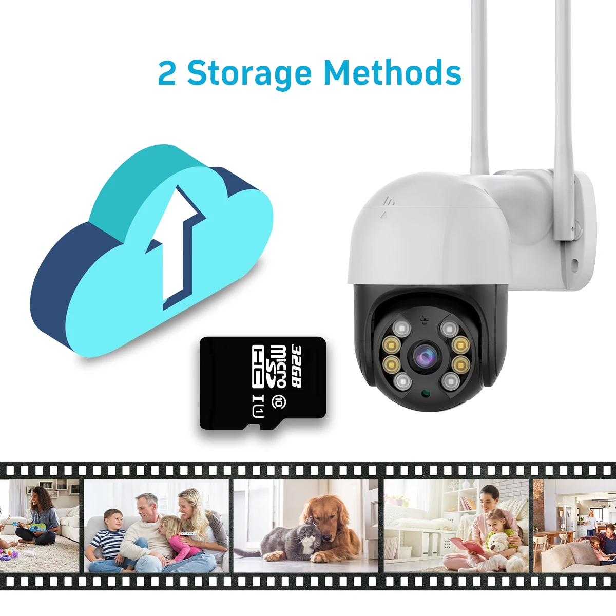 K WIFI камера безопасности IP с автоматическим слежением CCTV к (5)