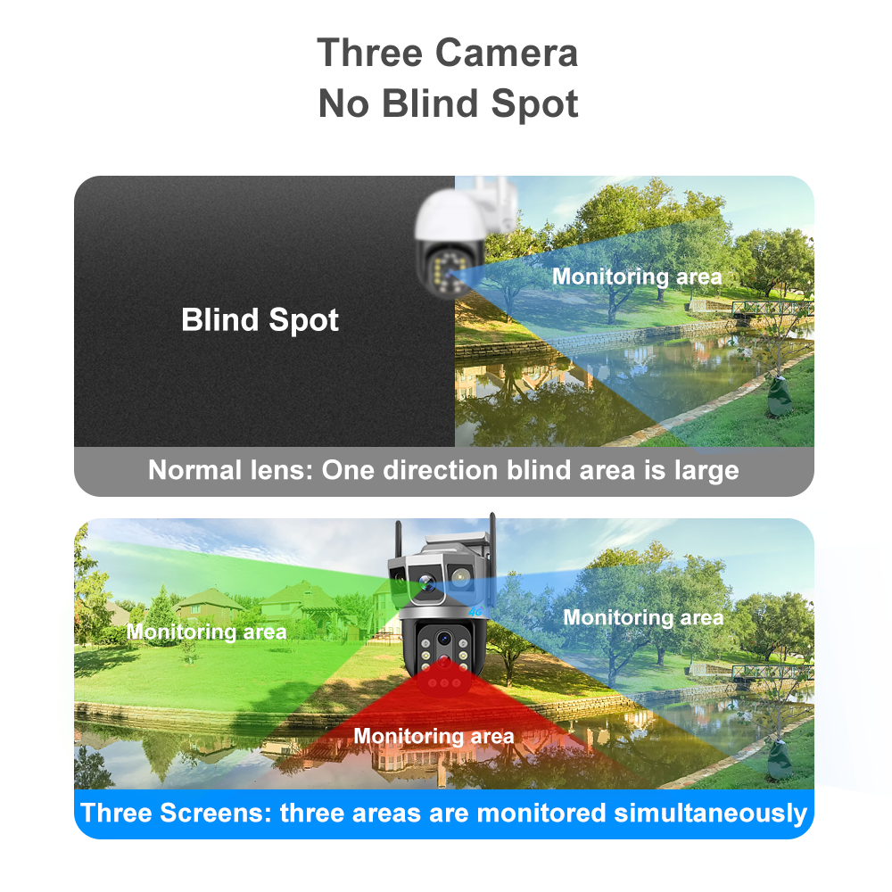V380 4MP WiFi 10-кратный оптический зум с двумя объективами, камера безопасности PTZ с двумя объективами, беспроводная камер (2)