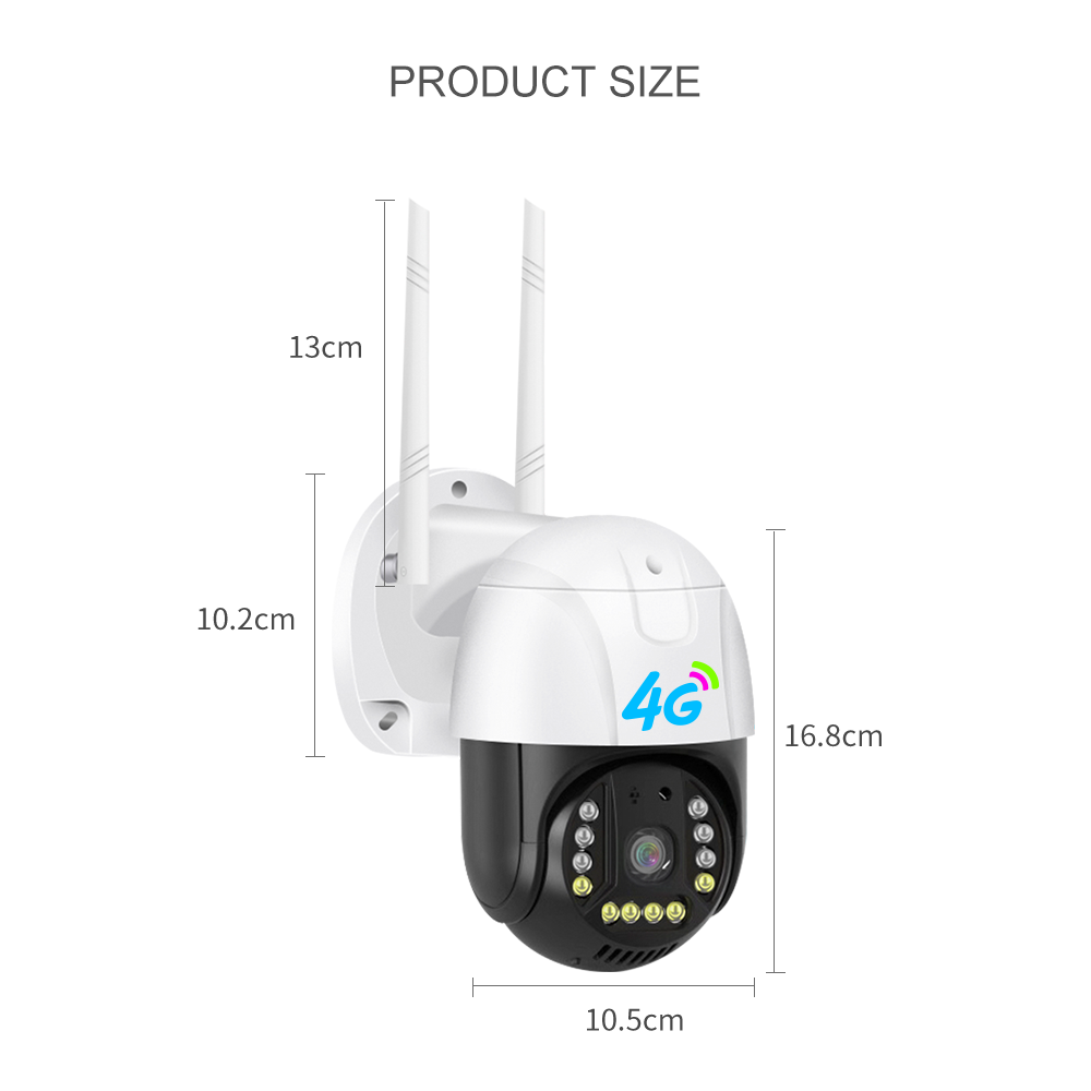 V380 наружная IP66 4G камера безопасности CCTV с автоматическим слежением, 4G SIM-карта, 4G-камера, поддержка 2MP, 3MP, 5MP, 4G SIM-карта, камера безопасности