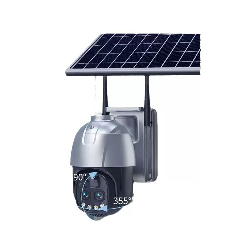 Солнечная камера IP66 с поддержкой FDD GSM WIFI 4G и 10-кратным зумом QS8